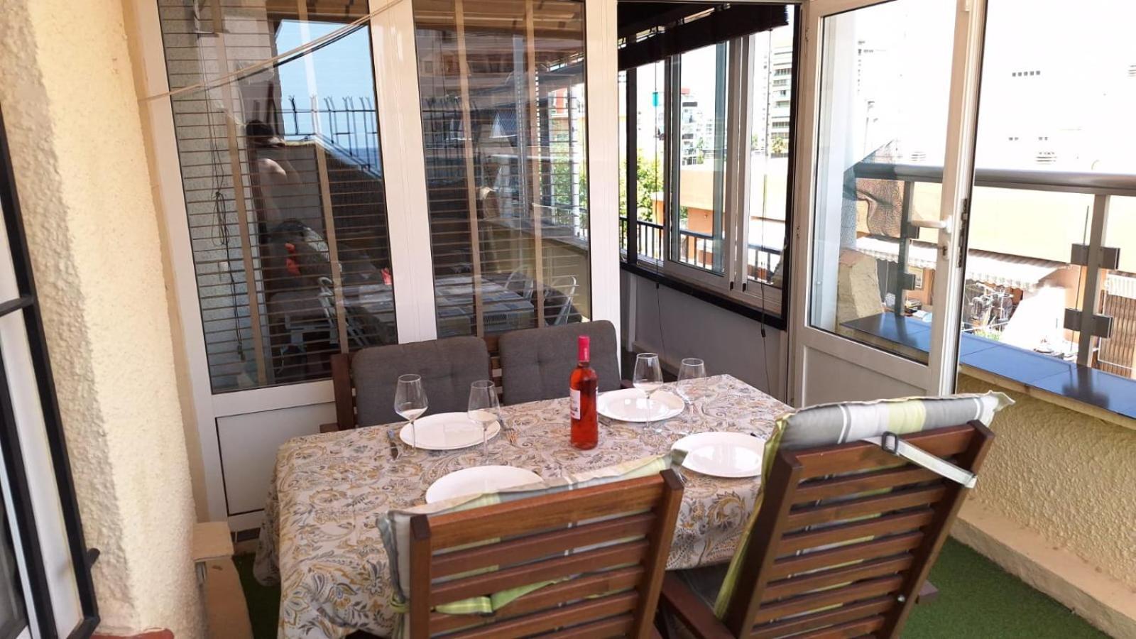 カルプAtico Centrico, 50M De La Playa, Vista Al Mar, Wifi Fibra, Gran Terrazaアパートメント エクステリア 写真